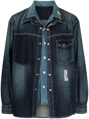 

Double-layer denim shirt, Maison Mihara Yasuhiro Double-layer denim shirt