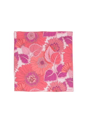 

Floral-print silk pocket square, TOM FORD Floral-print silk pocket square