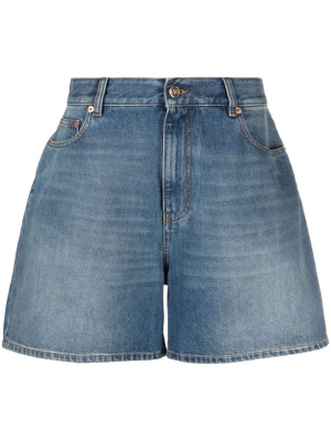 

VGold denim shorts, Valentino Garavani VGold denim shorts