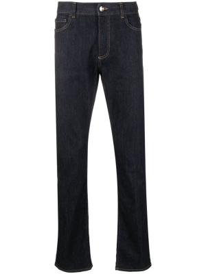

Slim-cut cotton jeans, Canali Slim-cut cotton jeans