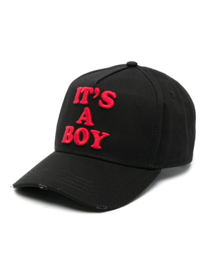 

Slogan-embroidered cotton baseball cap, Dsquared2 Slogan-embroidered cotton baseball cap