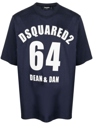 

Logo-print short-sleeve T-shirt, Dsquared2 Logo-print short-sleeve T-shirt