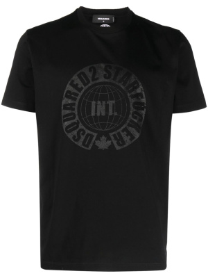

Logo-print cotton T-shirt, Dsquared2 Logo-print cotton T-shirt