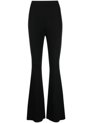 

Ribbed-knit flared trousers, Stella McCartney Ribbed-knit flared trousers