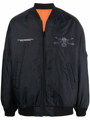 

Contrasting-print detail jacket, Undercover Contrasting-print detail jacket