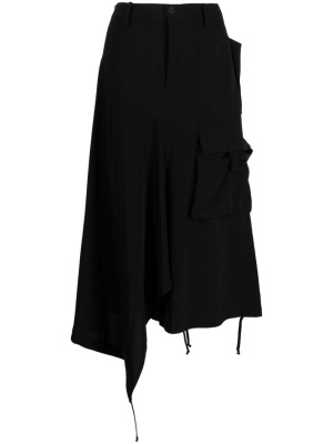 

High-waisted asymmetric skirt, Yohji Yamamoto High-waisted asymmetric skirt