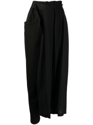 

Pleated asymmetric trousers, Yohji Yamamoto Pleated asymmetric trousers