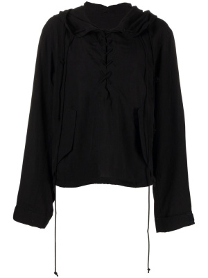

Lace-up hoodie, Yohji Yamamoto Lace-up hoodie