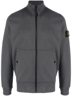 

Compass-motif zip-up jacket, Stone Island Compass-motif zip-up jacket