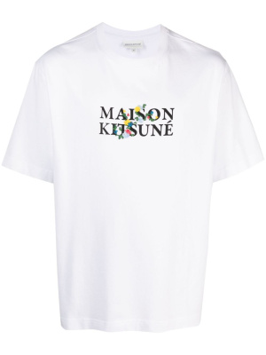 

Logo-print cotton T-shirt, Maison Kitsuné Logo-print cotton T-shirt