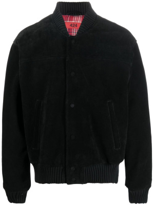 

Brushed-effect bomber jacket, 424 Brushed-effect bomber jacket