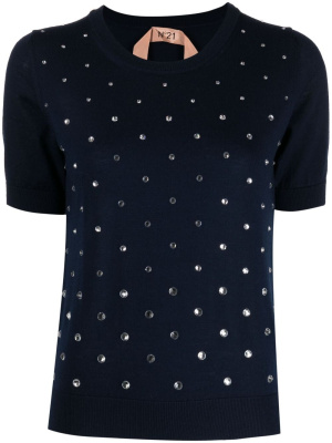 

Embroidered wool top, Nº21 Embroidered wool top