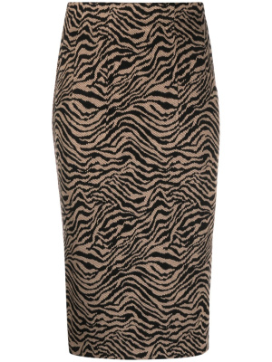 

Tiger-print pencil skirt, PINKO Tiger-print pencil skirt