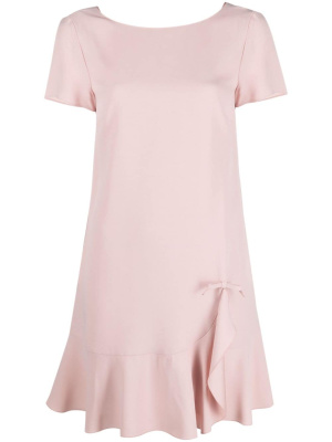 

Bow-detail crepe minidress, RED Valentino Bow-detail crepe minidress