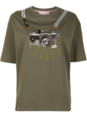 

Sequin-embellished T-shirt, BAPY BY *A BATHING APE® Sequin-embellished T-shirt