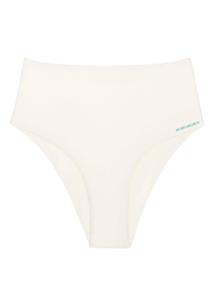 

Jane logo-print bikini bottoms, Sporty & Rich Jane logo-print bikini bottoms