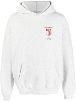

Motif-print hoodie, Sporty & Rich Motif-print hoodie