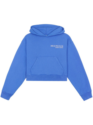 

Logo-print cotton hoodie, Sporty & Rich Logo-print cotton hoodie
