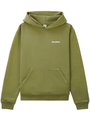 

Serif logo-embroidered hoodie, Sporty & Rich Serif logo-embroidered hoodie