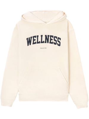

Wellness Ivy logo-print hoodie, Sporty & Rich Wellness Ivy logo-print hoodie