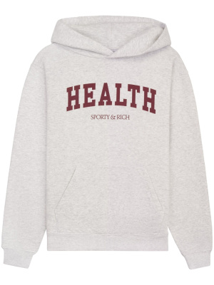 

Slogan-print hoodie, Sporty & Rich Slogan-print hoodie
