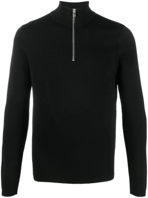 

Half-zip wool jumper, SANDRO Half-zip wool jumper