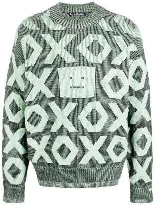 

Patterned intarsia-knit jumper, Acne Studios Patterned intarsia-knit jumper