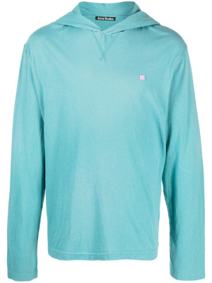 

Face-patch cotton hoodie, Acne Studios Face-patch cotton hoodie