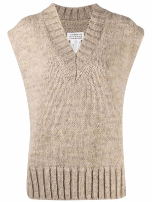 

Chunky-knit poncho jumper, Maison Margiela Chunky-knit poncho jumper