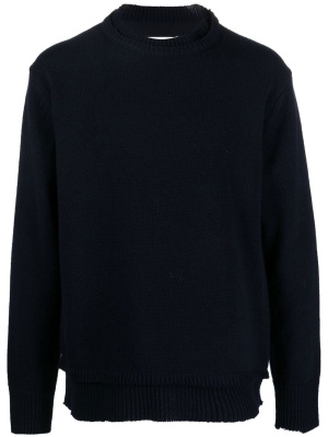 

Crew-neck layered jumper, Maison Margiela Crew-neck layered jumper
