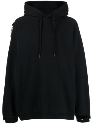 

Artwork-print cotton hoodie, Raf Simons Artwork-print cotton hoodie