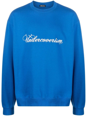 

Logo-print cotton sweater, Undercoverism Logo-print cotton sweater