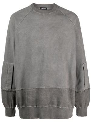 

Crew-neck panelled sweatshirt, Undercoverism Crew-neck panelled sweatshirt