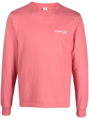 

Logo-print cotton jumper, Sporty & Rich Logo-print cotton jumper