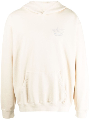 

Logo-print cotton hoodie, Sporty & Rich Logo-print cotton hoodie