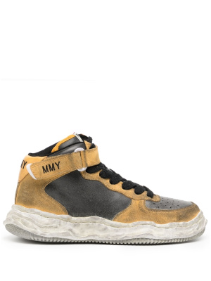 

Wayne Brushed suede high-top sneakers, Maison Mihara Yasuhiro Wayne Brushed suede high-top sneakers