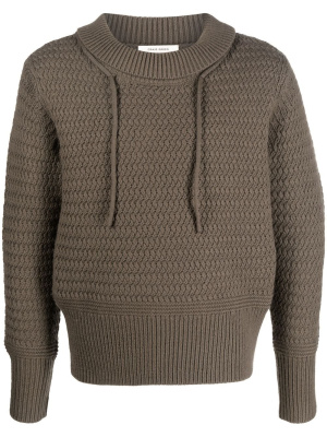 

Drawstring-neck chunky-knit jumper, Craig Green Drawstring-neck chunky-knit jumper