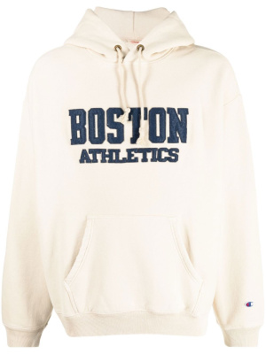 

Boston-print hoodie, Champion Boston-print hoodie
