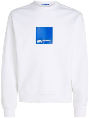 

Logo-print crew-neck sweatshirt, Karl Lagerfeld Jeans Logo-print crew-neck sweatshirt