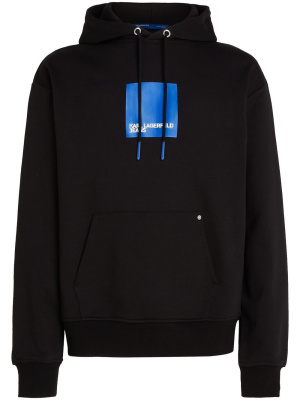 

Logo-print drawstring hoodie, Karl Lagerfeld Jeans Logo-print drawstring hoodie