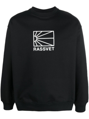 

Raised logo crew-neck sweatshirt, PACCBET Raised logo crew-neck sweatshirt