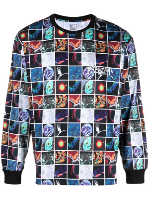 

Graphic-print cotton sweatshirt, PACCBET Graphic-print cotton sweatshirt