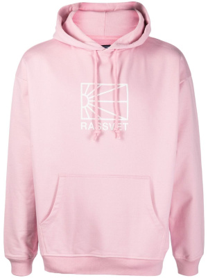 

Logo-print pullover hoodie, PACCBET Logo-print pullover hoodie