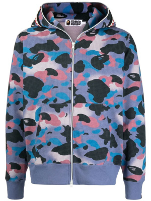 

All-over camouflage-print hoodie, A BATHING APE® All-over camouflage-print hoodie