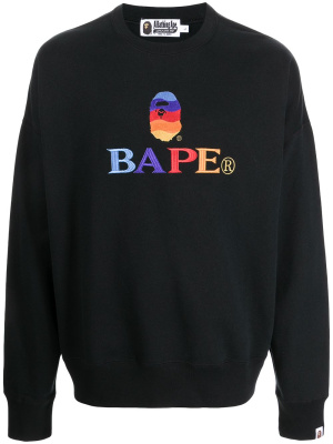 

Logo print sweatshirt, A BATHING APE® Logo print sweatshirt