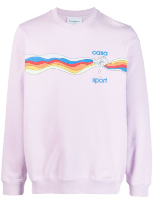 

Mind Vibrations Wave cotton sweatshirt, Casablanca Mind Vibrations Wave cotton sweatshirt