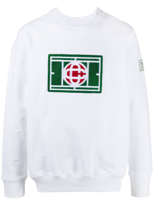 

Logo patch sweatshirt, Casablanca Logo patch sweatshirt