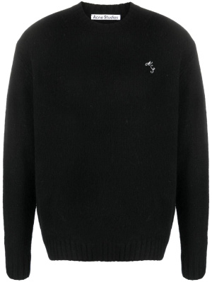 

Embroidered-logo wool jumper, Acne Studios Embroidered-logo wool jumper
