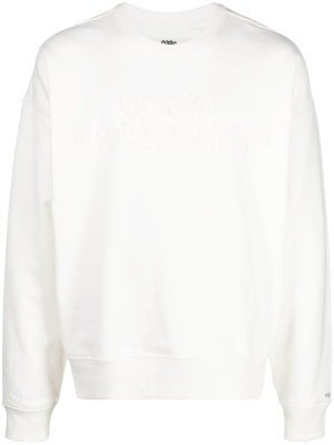 

Tonal logo-print sweatshirt, 032c Tonal logo-print sweatshirt