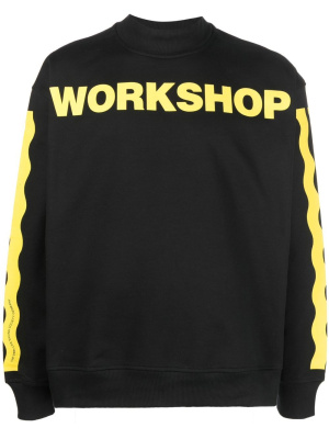 

Graphic-print long-sleeve sweatshirt, 032c Graphic-print long-sleeve sweatshirt